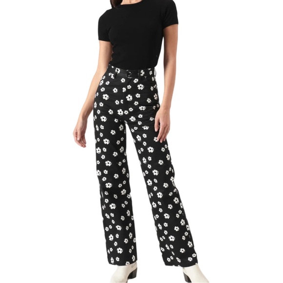 ROLLA'S Pants - ROLLAS Folk Floral Heidi Pant Cotton High Rise New Without Tags Size 27